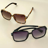 LARGE SQUARE FRAME MULTI COLOR COLORFUL SUNGLASSES_CWASG0424