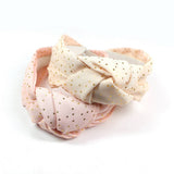 NEW POLKA DOT KNOTTED WIDE BRIMMED HEADBAND_CWAHA0988