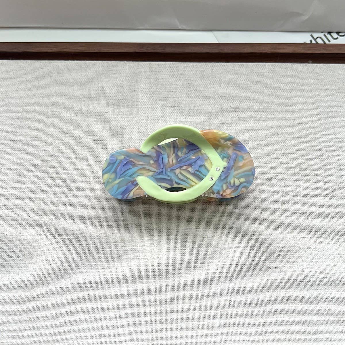 Vacation Hair Claw, Trendy Shorts Slippers Clip