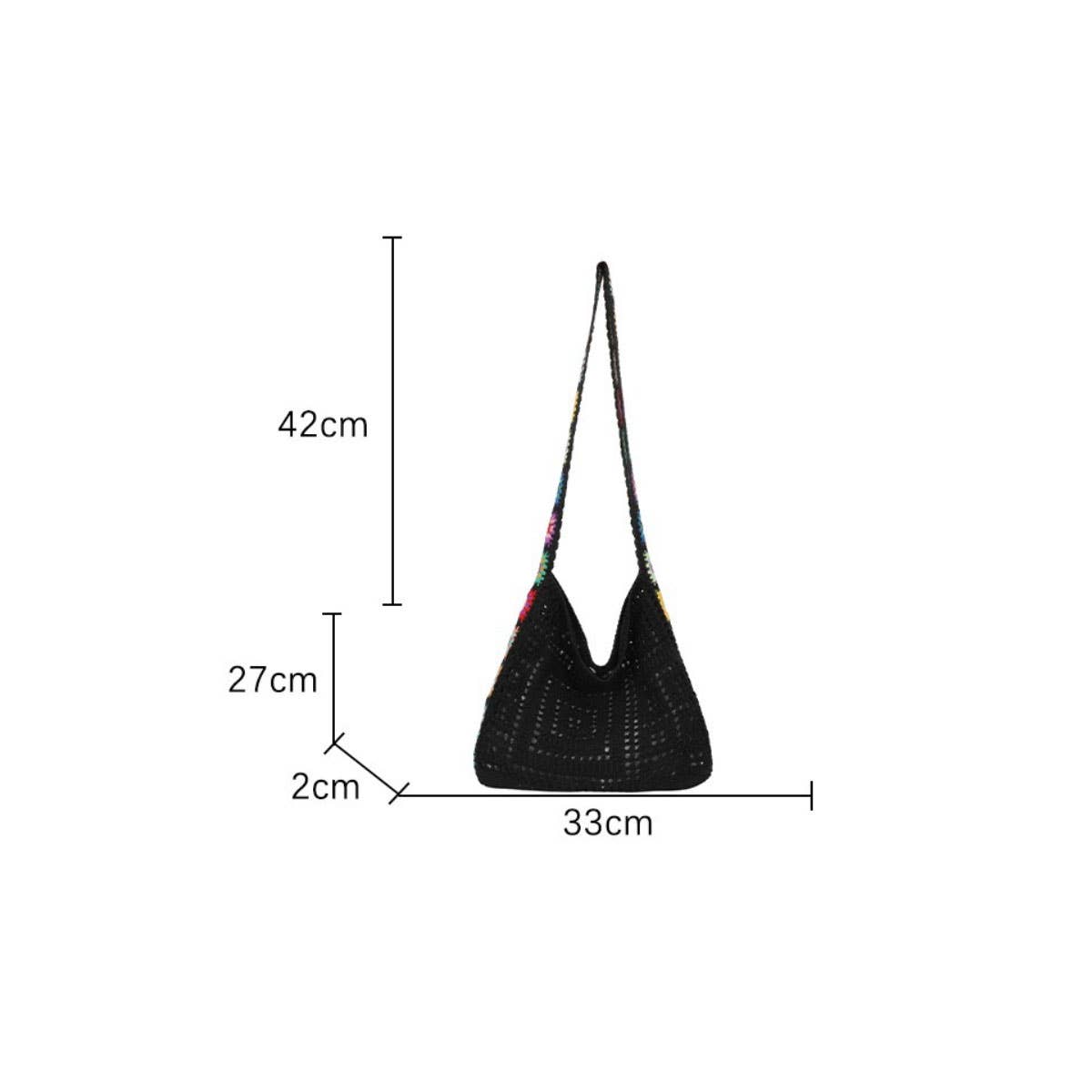 Cwab5055_Fashion Knitted Woven Bag Shoulder Bag