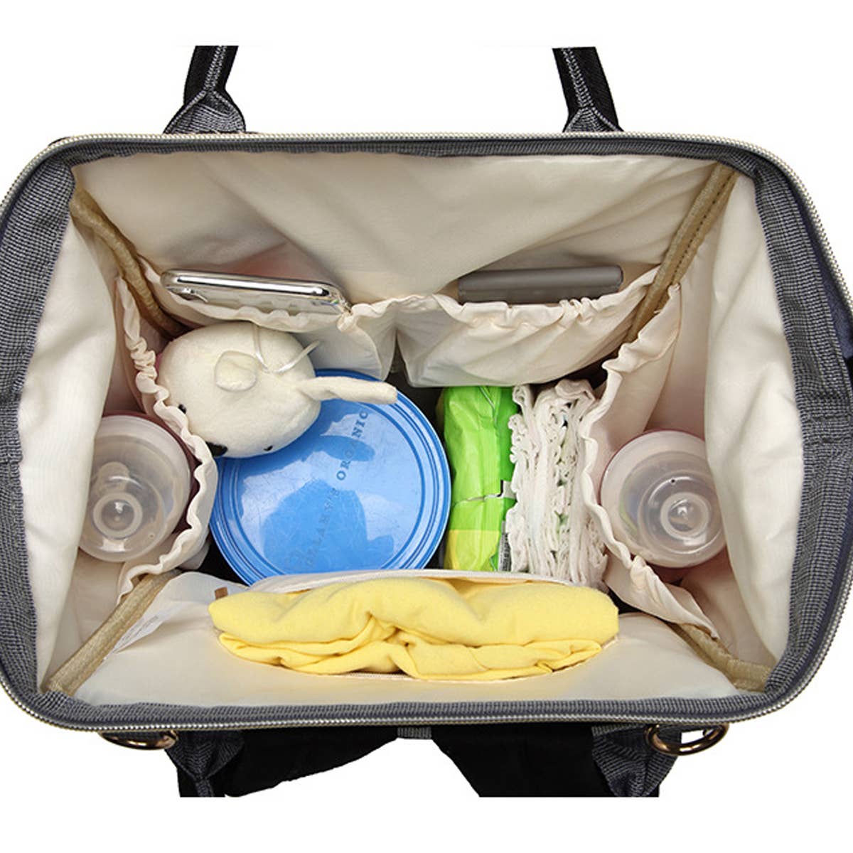 MULTIFUNCTIONAL LEOPARD PRINT MOTHER AND BABY BAG_CWAB2222