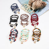 BOHEMIAN ELEPHANT CHARM BEADED BRACELET_CWAJE2210