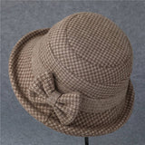 AUTUMN AND WINTER WARM BOW HAT_CWAH1790