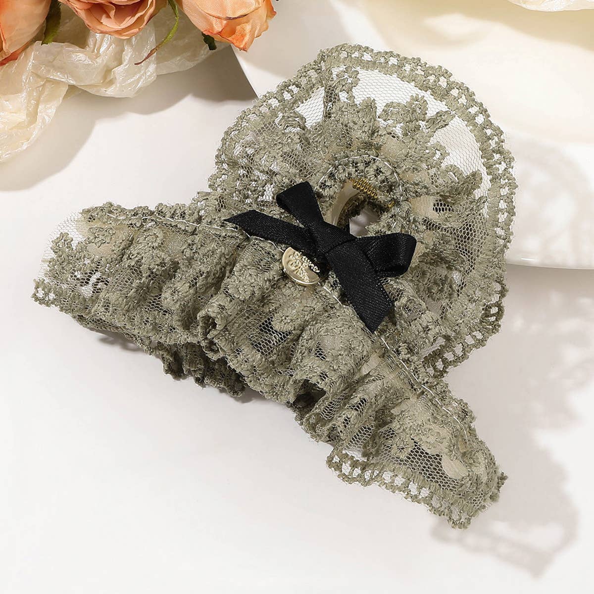 2024 NEW SIMPLE LACE BOW HAIRPIN_CWAHA1650