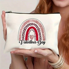 RAINBOW LOVE DOUBLE SIDED PRINTED COSMETIC BAG_CWAB1781