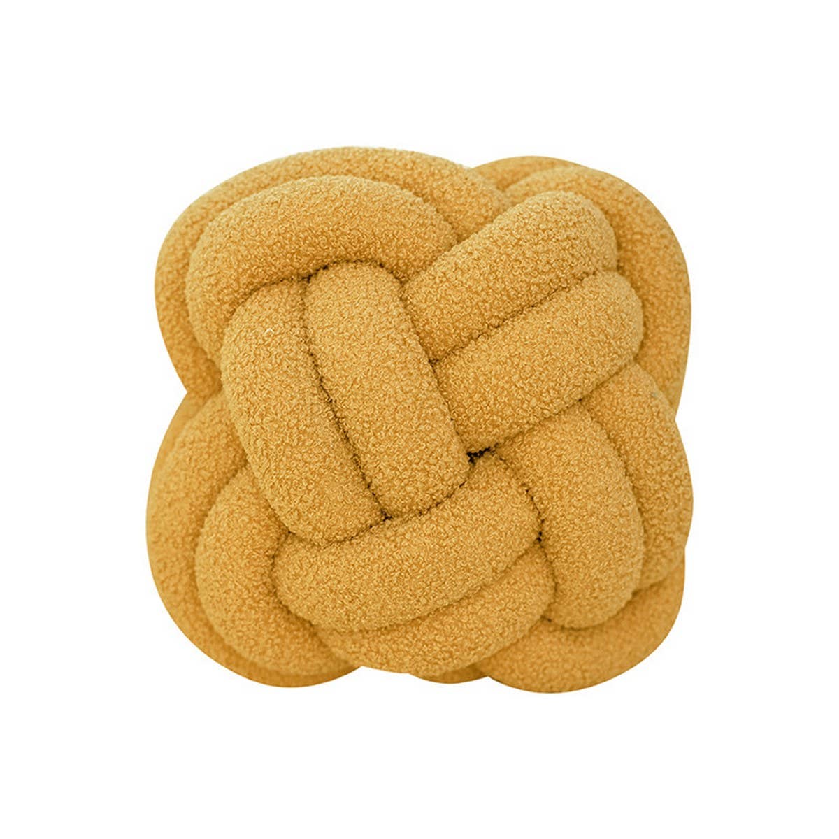 LAMB CASHMERE KNOTTED WOVEN PILLOW CUSHION_CWMM0861