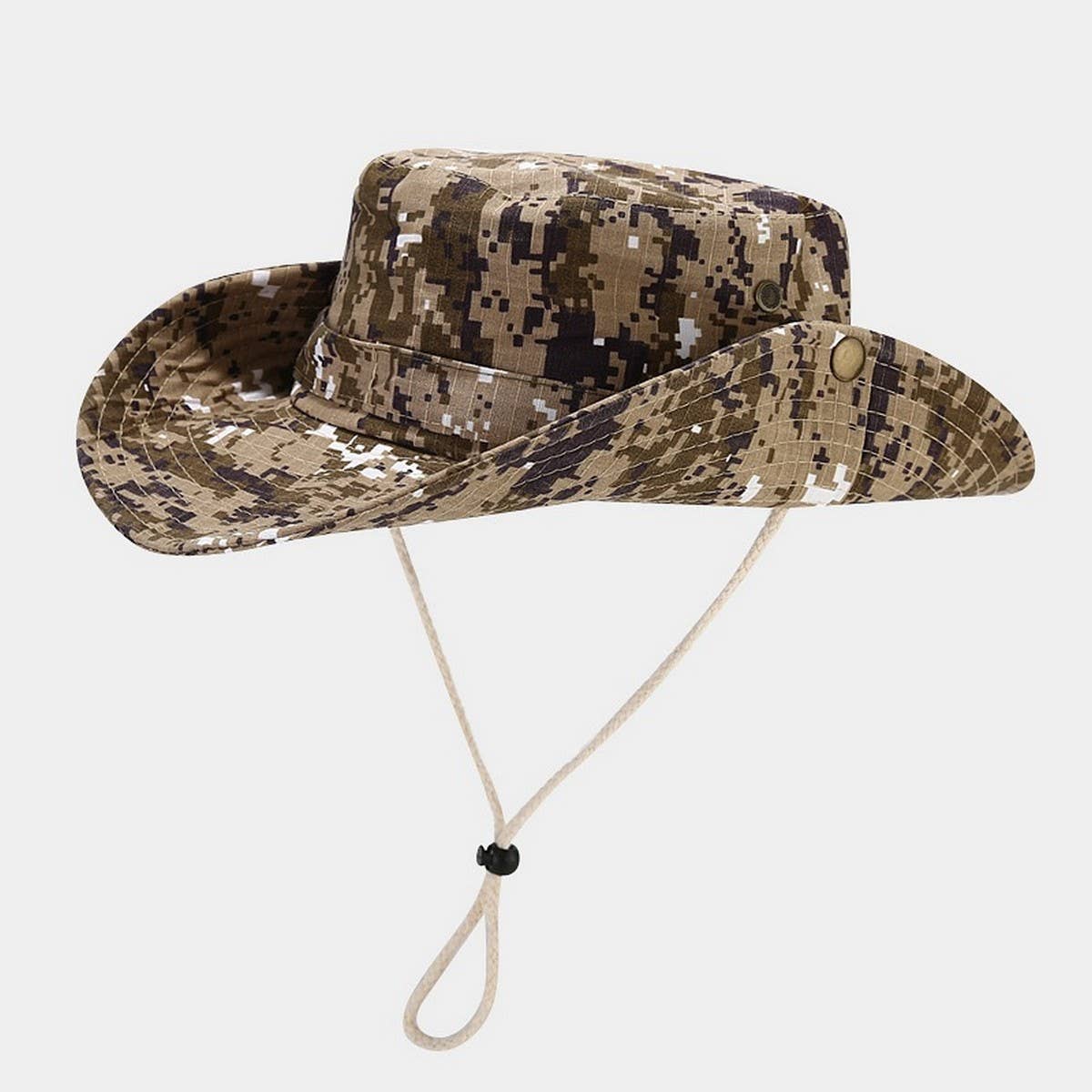 CAMO OUTDOOR SUN HAT FOR HIKING FISHING ADVENTURE_CWAH3884