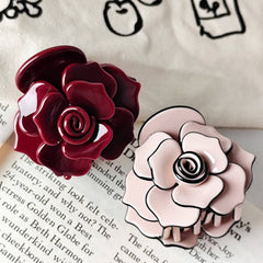 Rose Acetate Hair Clip - Sweet And Elegant_Cwaha07192