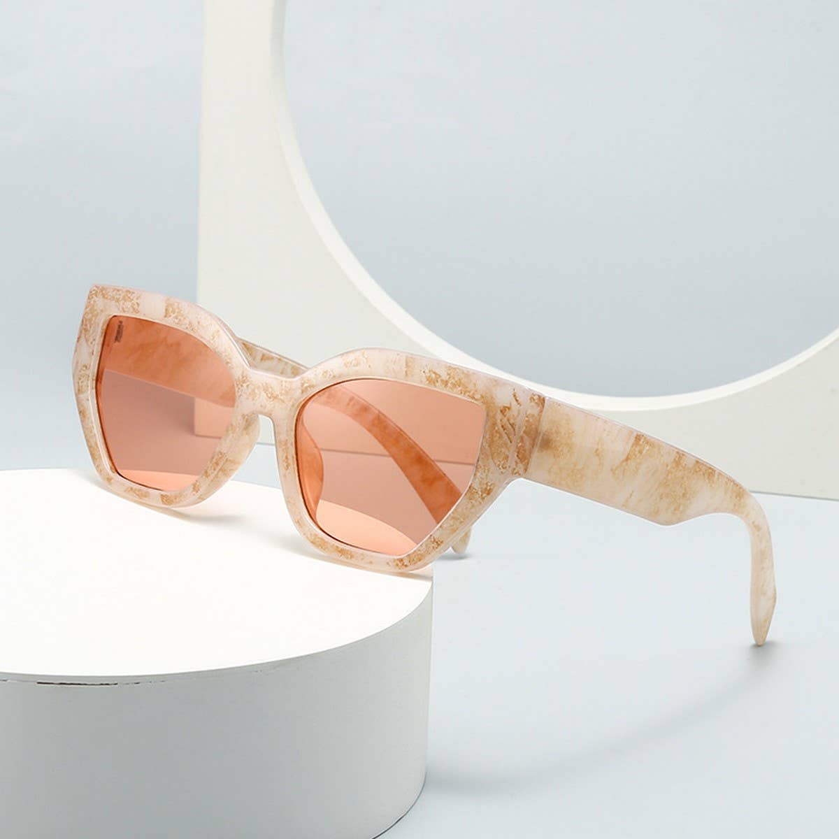 FASHION SMALL FRAME CAT EYE SUNGLASSES_CWASG0455