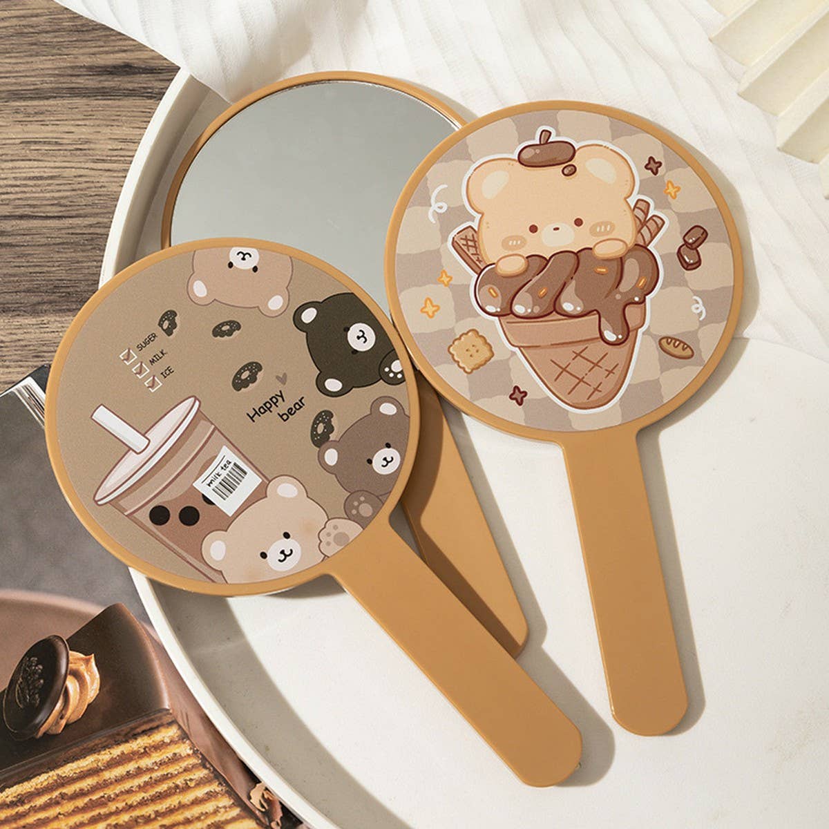 Cwmm6949_Portable Hd Mirror Handheld Makeup Mirror
