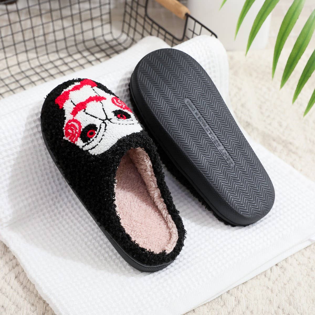 NEW HALLOWEEN HORROR COTTON SLIPPERS_CWSHS0760