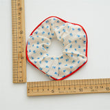 2024 NEW FOREST FLORAL PLAID HAIR TIE_CWAHA1371