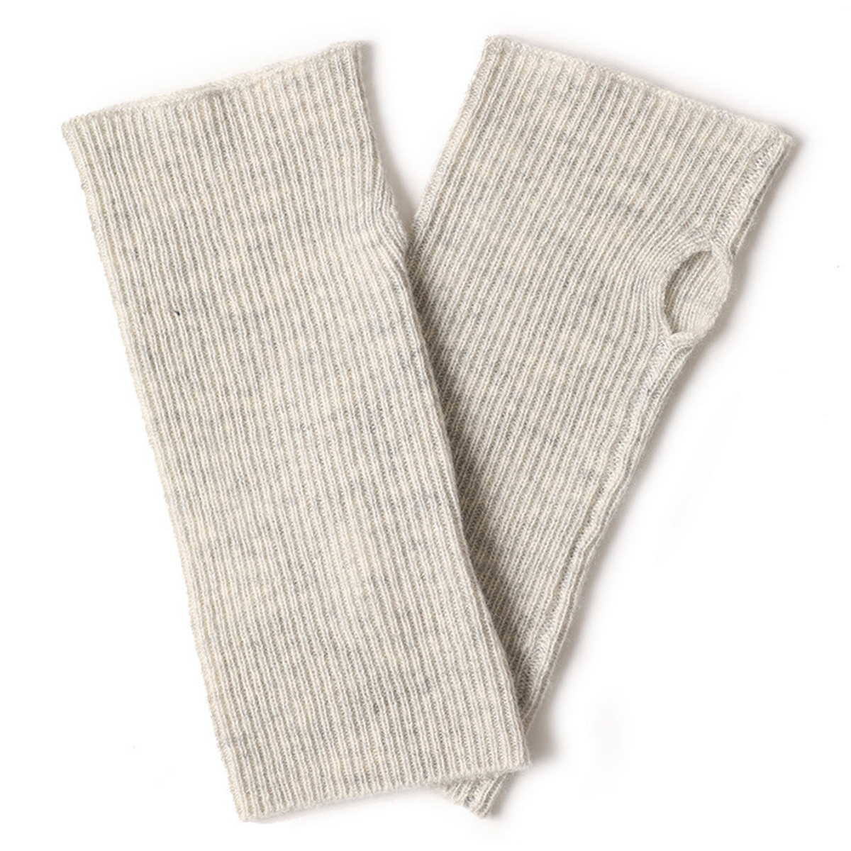 CASHMERE KNIT GLOVES HALF FINGER FOR STUDENTS_CWAG0528