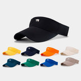 SUMMER BEAR EMBROIDERED BREATHABLE VISOR CAP_CWAH3308