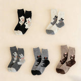 Cute Cartoon Wool Slouchy Crew Socks Women_Cwms03357