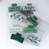 Cwaha1319_Elegant Green Series Hair Claw Clip
