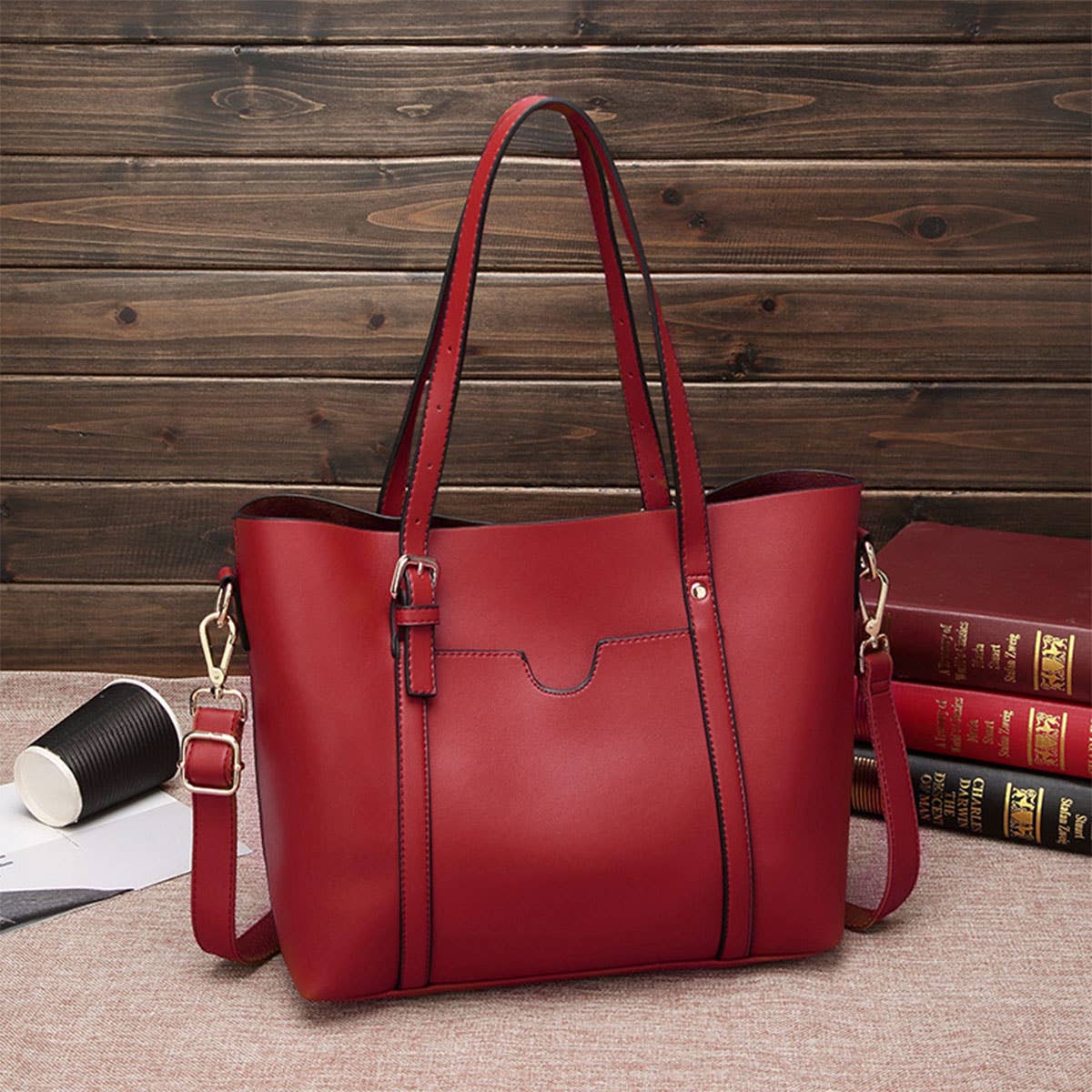 Women Simple Soft Leather Handbag_Cwab0965