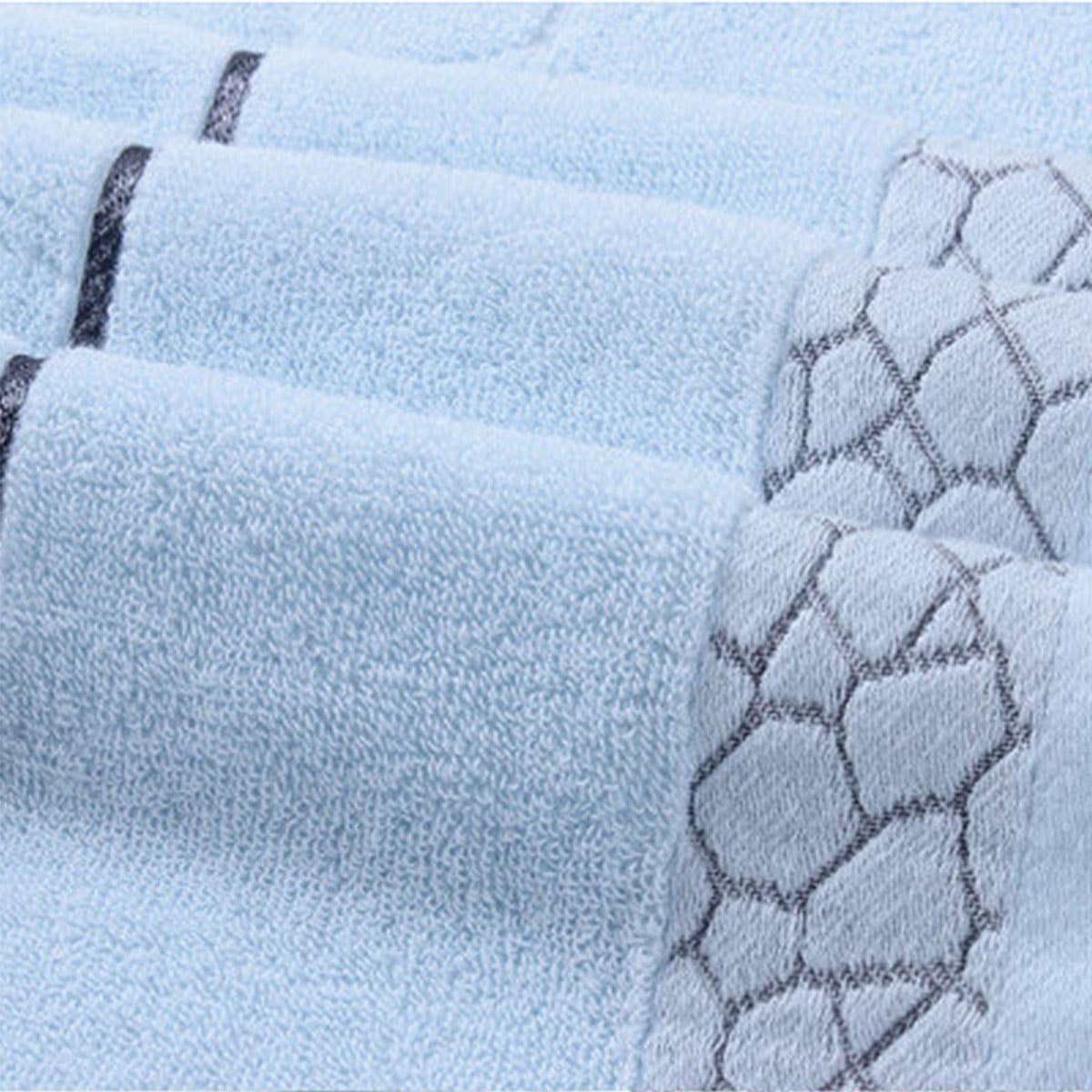 PURE COLOR COTTON QUALITY FLOWER THICK WOOL TOWEL_CWMM2299