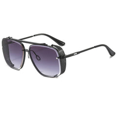 Trendy Unisex Metal Punk Flip-Up Sunglasses_Cwasg1184