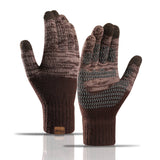 MENS COLORBLOCK OFFSET TOUCHSCREEN GLOVES_CWMM1485