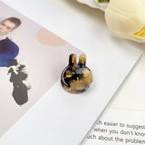 MINI BUNNY HAIR CLAW CUTE ACETATE BANGS CLIP_CWAHA0731
