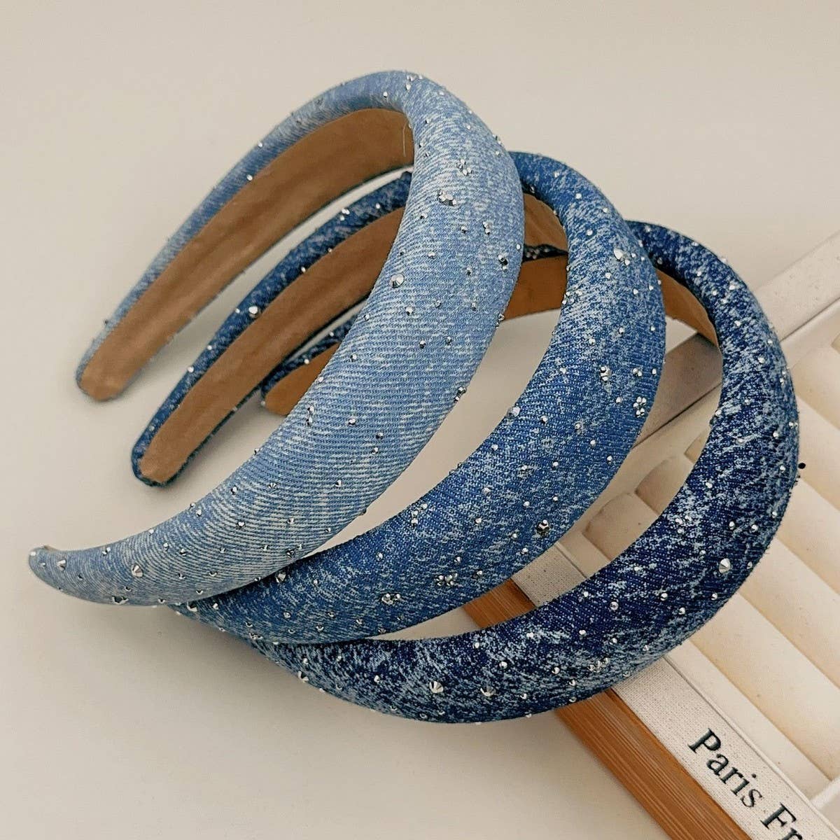 STARRY DENIM EXQUISITE HEADBAND_CWAHA2387