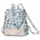 SIMPLE FLORAL LARGE CAPACITY BACKPACK_CWAB2898