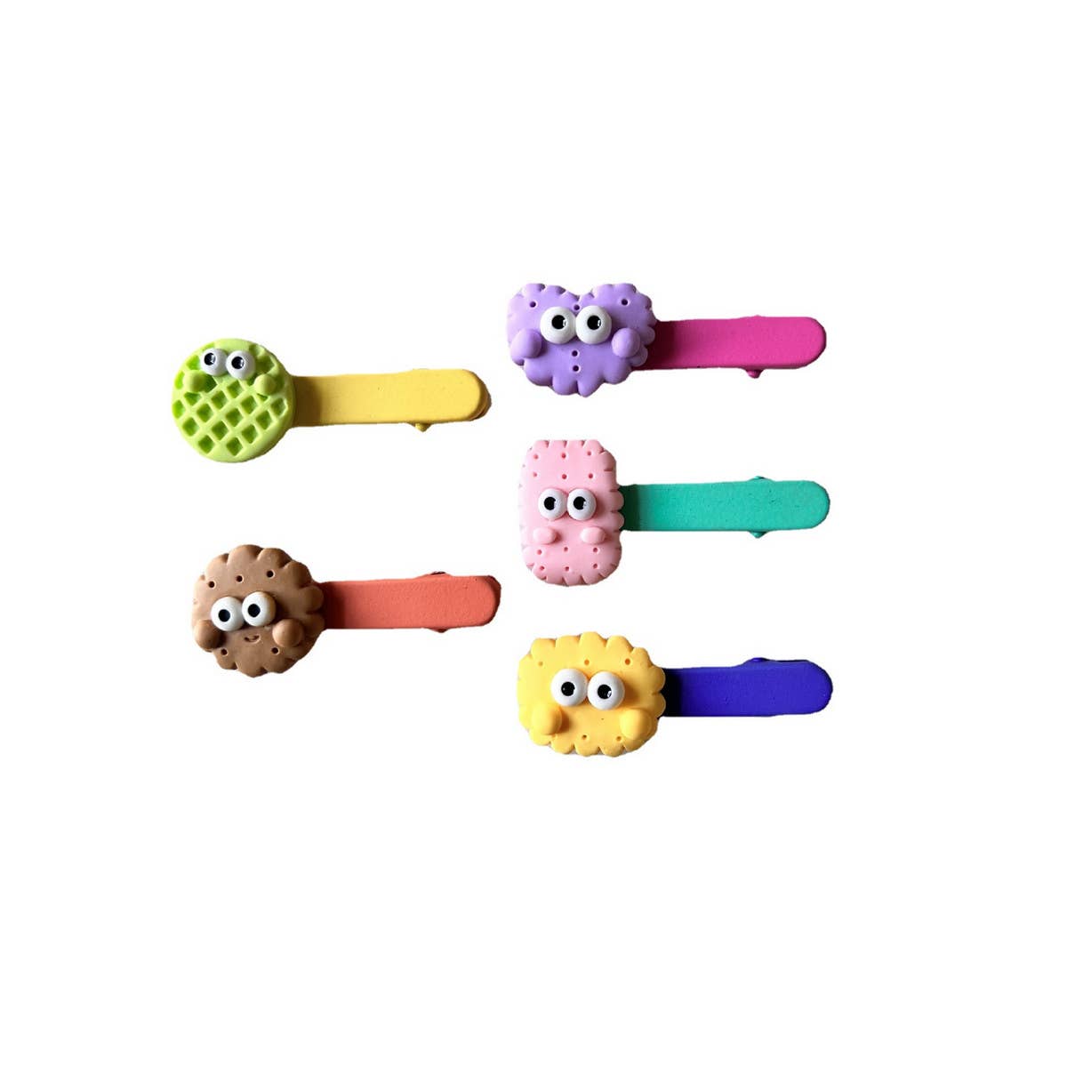 Childrens Colorful Biscuit Hairpin