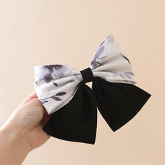 NEW STYLE TIE DYE BOW HAIRPIN_CWASC1065