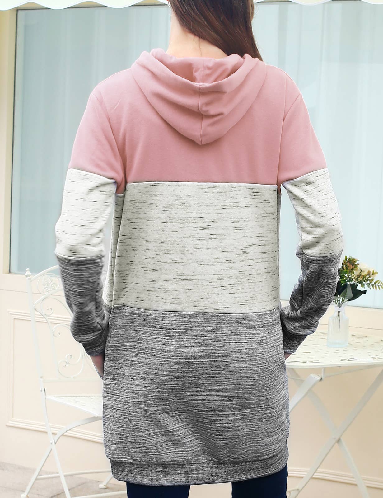 Women Fashion Long Hooded Hoodies_Cwohol439