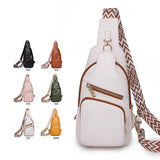 Outdoor Sports Solid Color Messenger Bag Chest Bag_Cwab2703