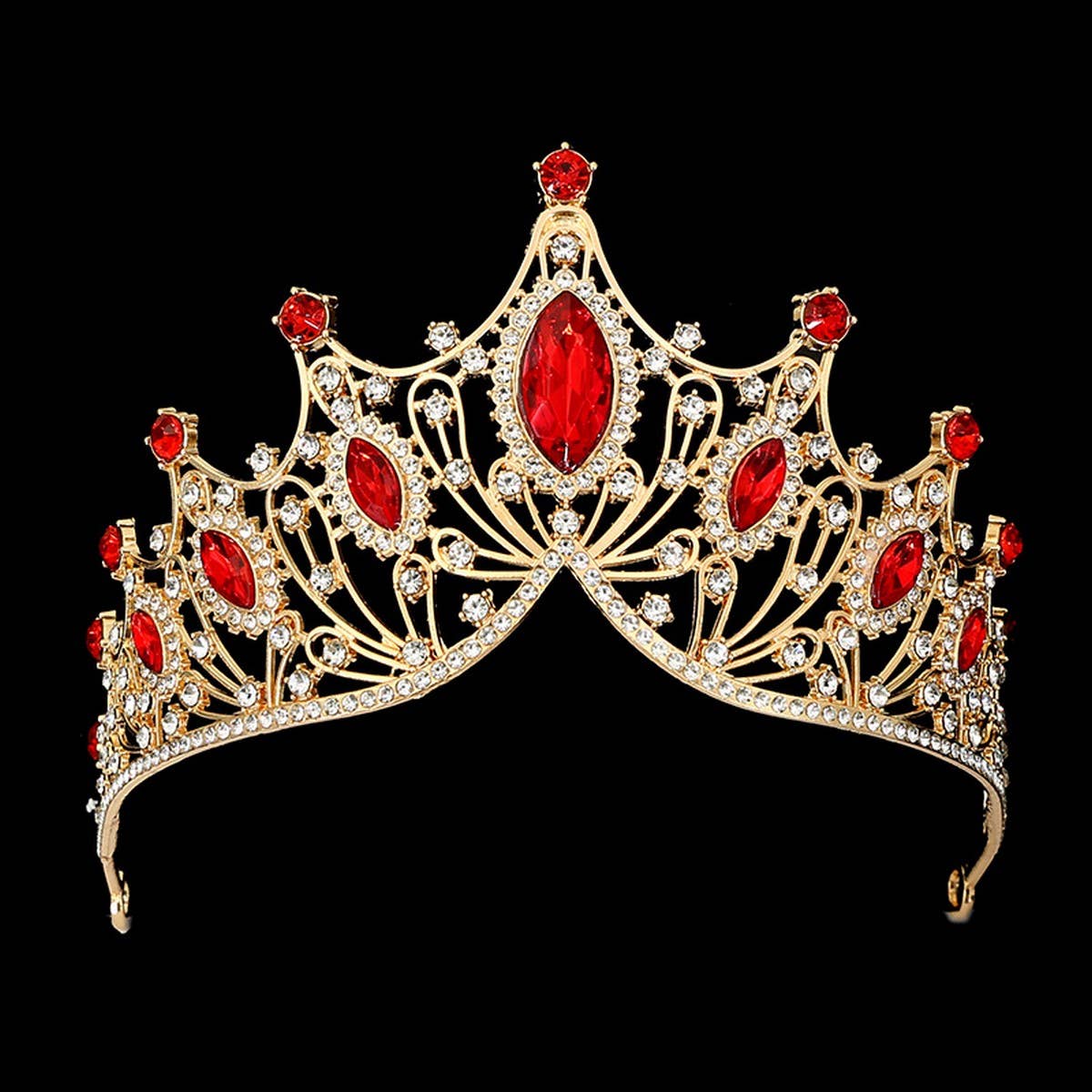 Wedding Crystal Hair Accessory Bridal Crown_Cwmm2011