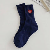 AUTUMN AND WINTER EMBROIDERED POLAR BEAR SOCKS_CWMS1052