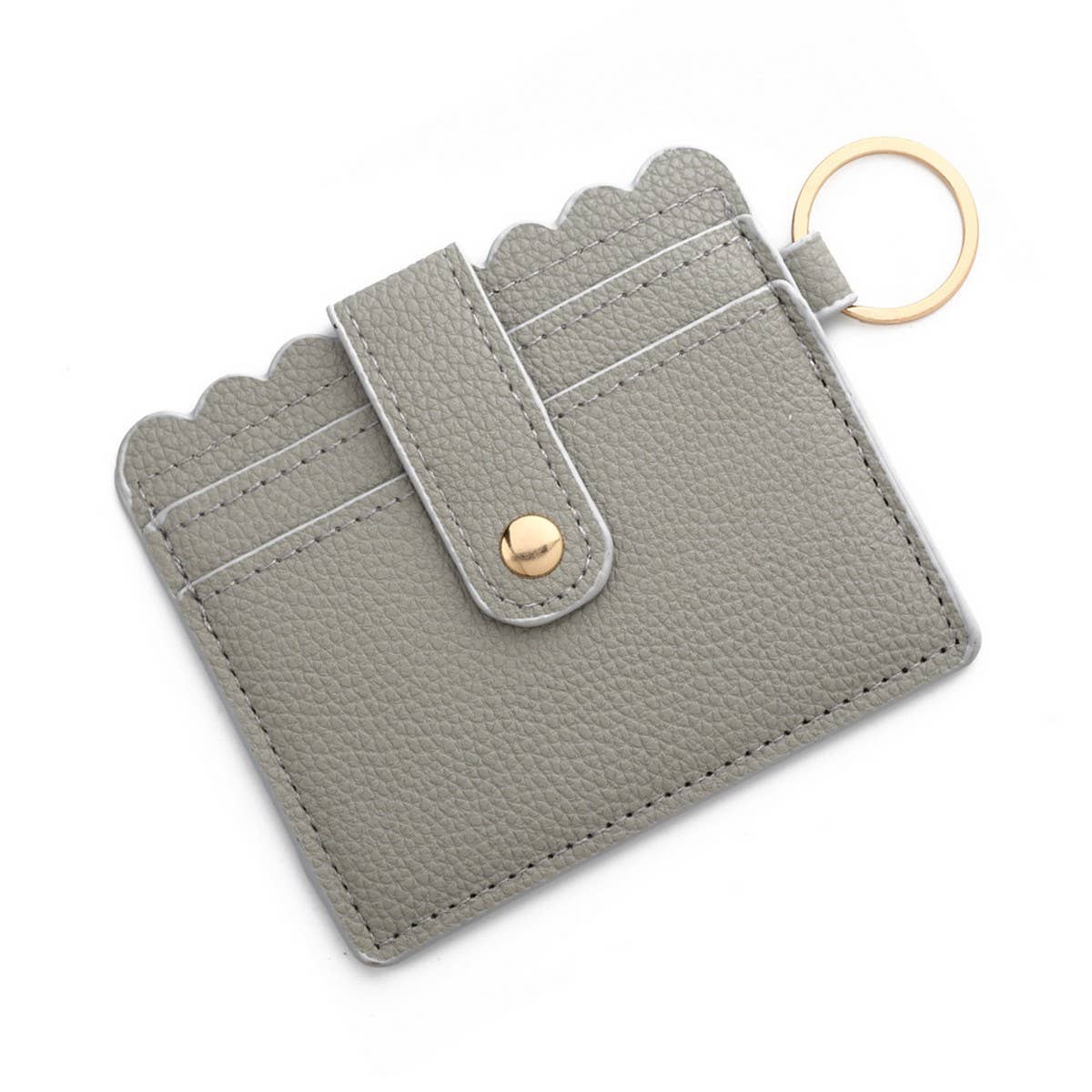 MULTI CARD PU WALLET WITH KEYCHAIN COIN POCKET_CWAB4937