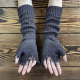 MID LENGTH SOLID COLOR UNISEX GLOVES_CWMM1670