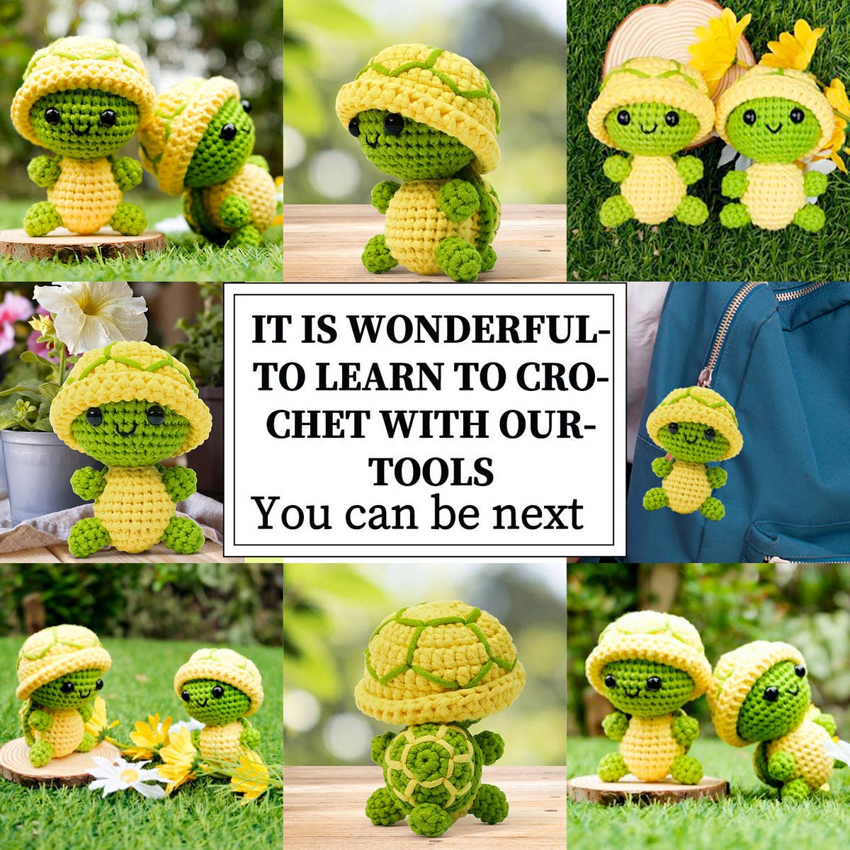 Turtle Handmade Diy Woven Plush Material Package_Cwmm1875