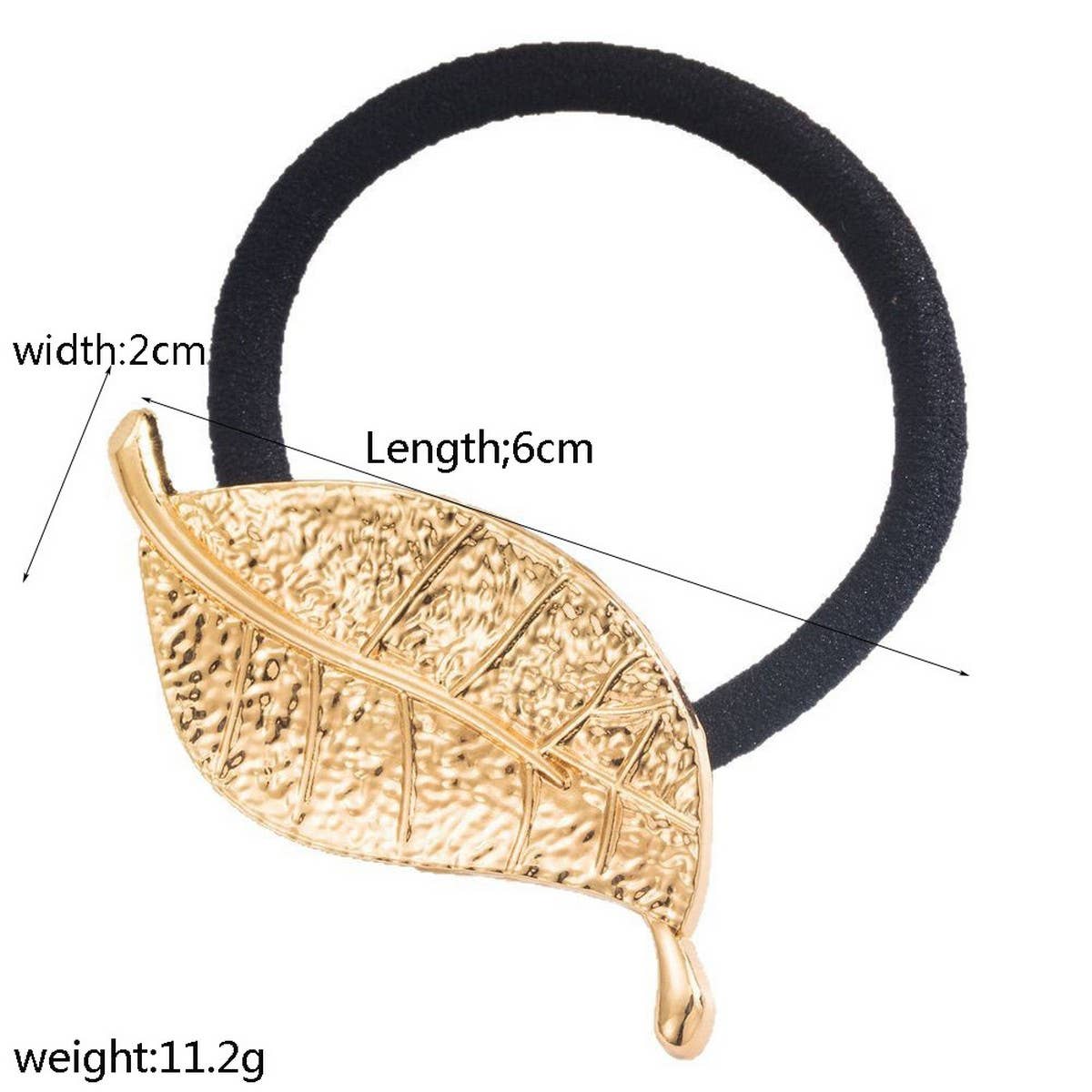 ELEGANT LEAF BOW ELASTIC HAIR TIE FOR WOMEN_CWAHA6203