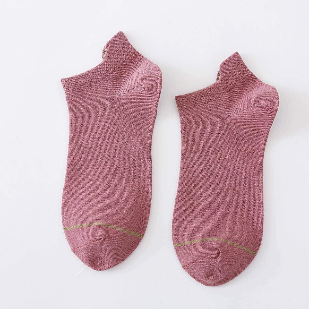 SPRING SOLID COLOR COTTON SOCKS FOR WOMEN_CWMS2043