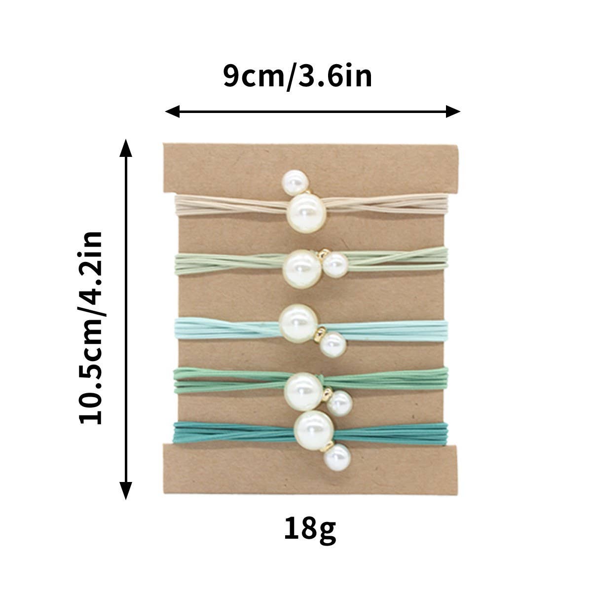 5 PIN PEARL BRAIDED HAIR SCRUNKIES_CWAHA2724