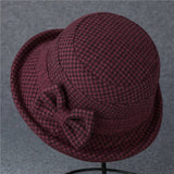 AUTUMN AND WINTER WARM BOW HAT_CWAH1790