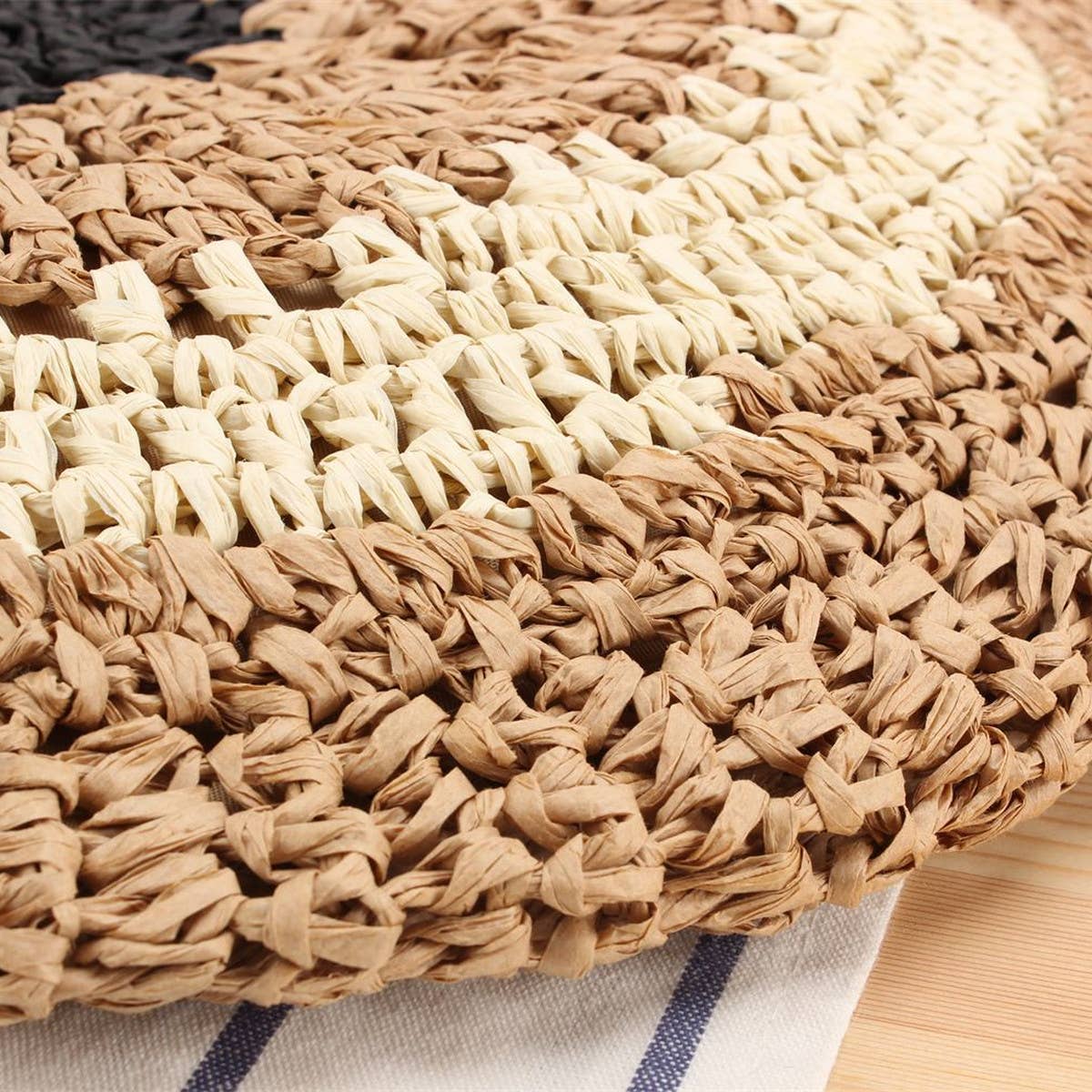 SIMPLE ROUND SHOULDER STRAW BAG_CWAB2016