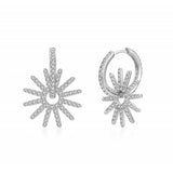 COLORFUL HOT WHEELS SUNFLOWER EXAGGERATED EARRINGS_CWAJE1724