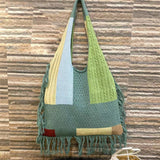 Women Retro Knit Stitching Portable Shoulder Bag_Cwab0834