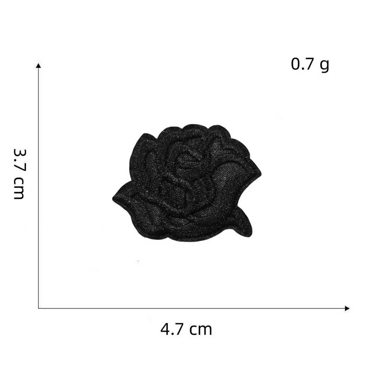 PUNK STYLE SKULL CREATIVE EMBROIDERY PATCH_CWMM4052