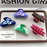 COLORFUL BOW ACETATE CLAW CLIP Y2K HAIR ACCESSORY_CWAHA5817