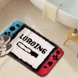 QUICK DRY PLUSH BATHROOM MAT CREATIVE GAMEPAD RUG_CWMM7512