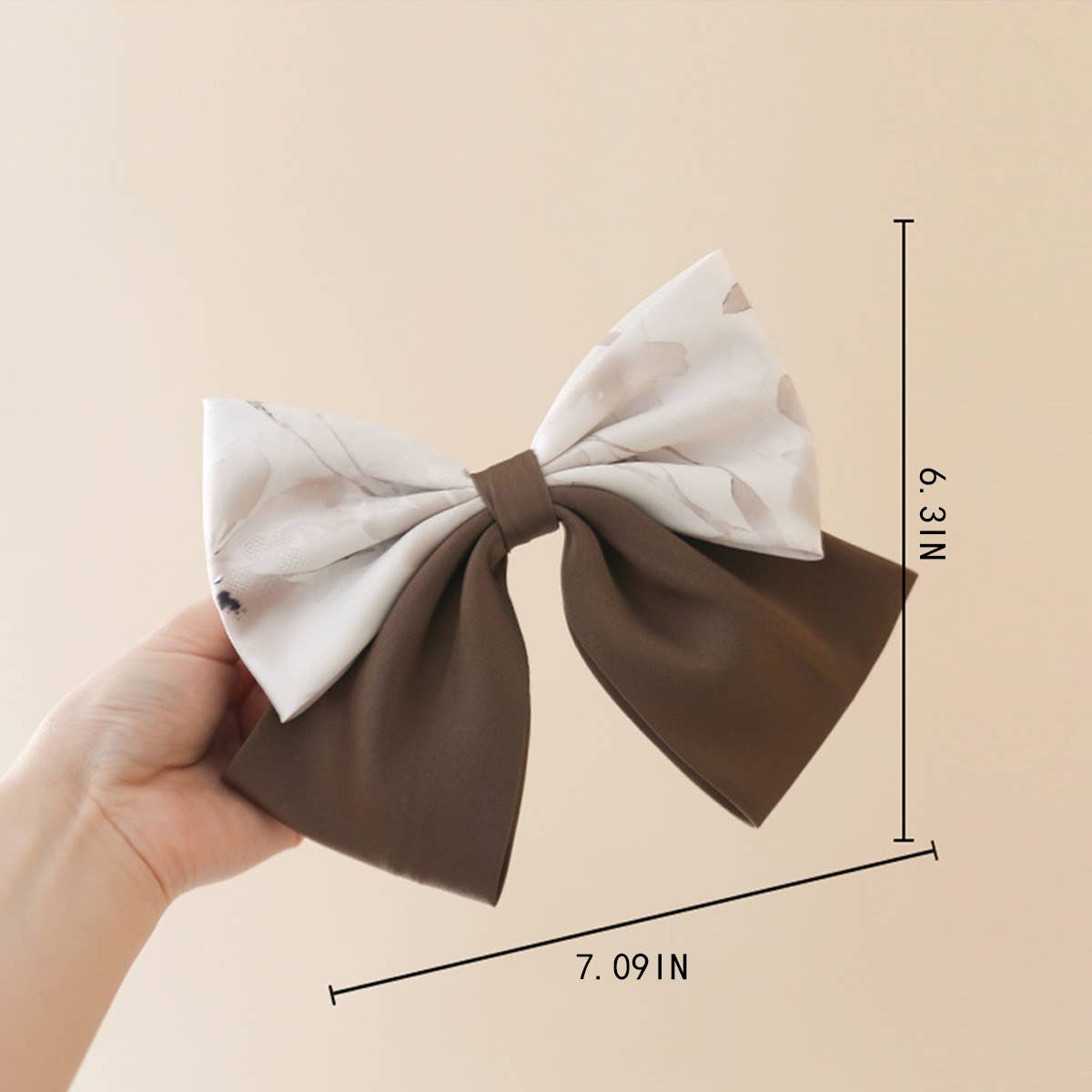 NEW STYLE TIE DYE BOW HAIRPIN_CWASC1065