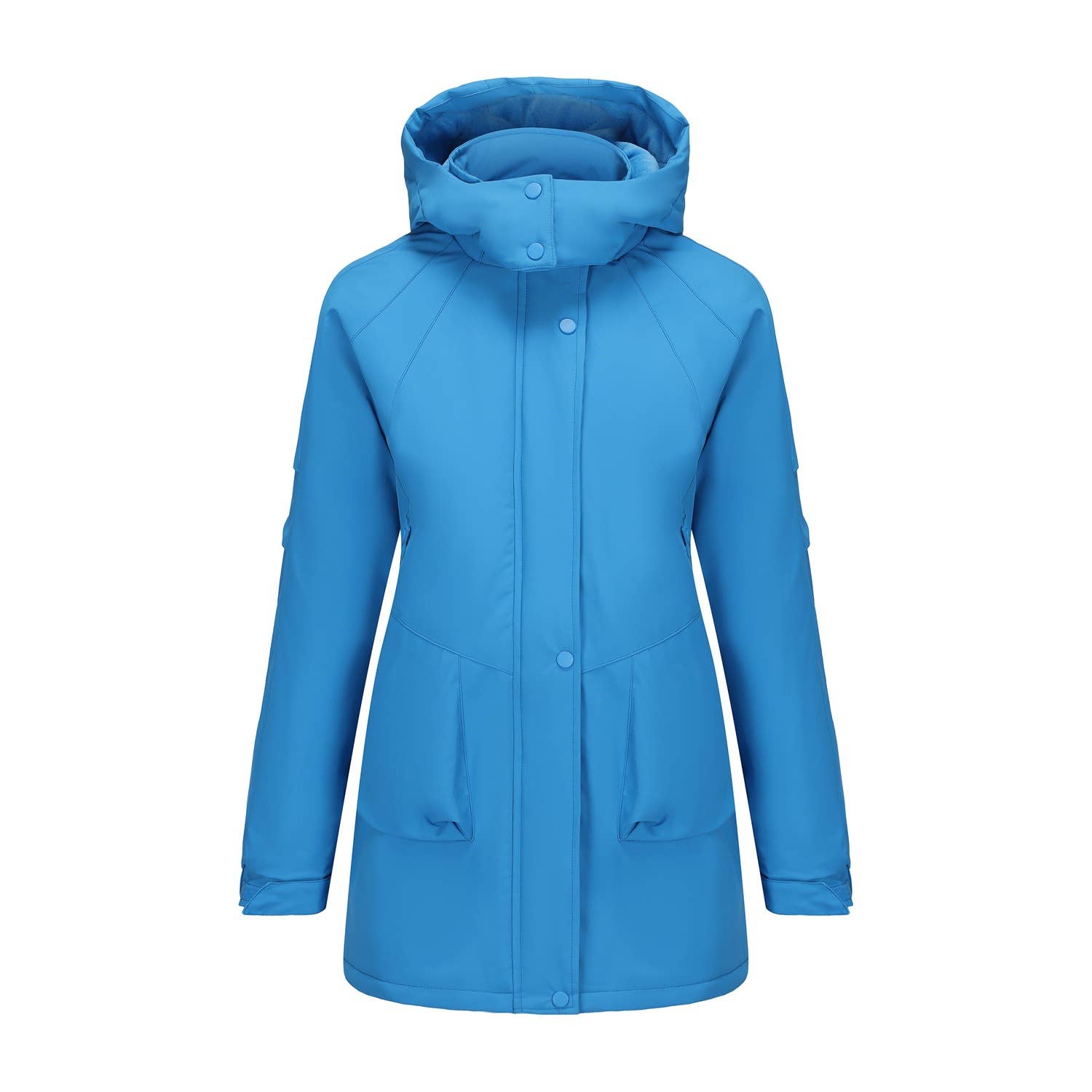 Windproof And Warm Long Hiking Jacket