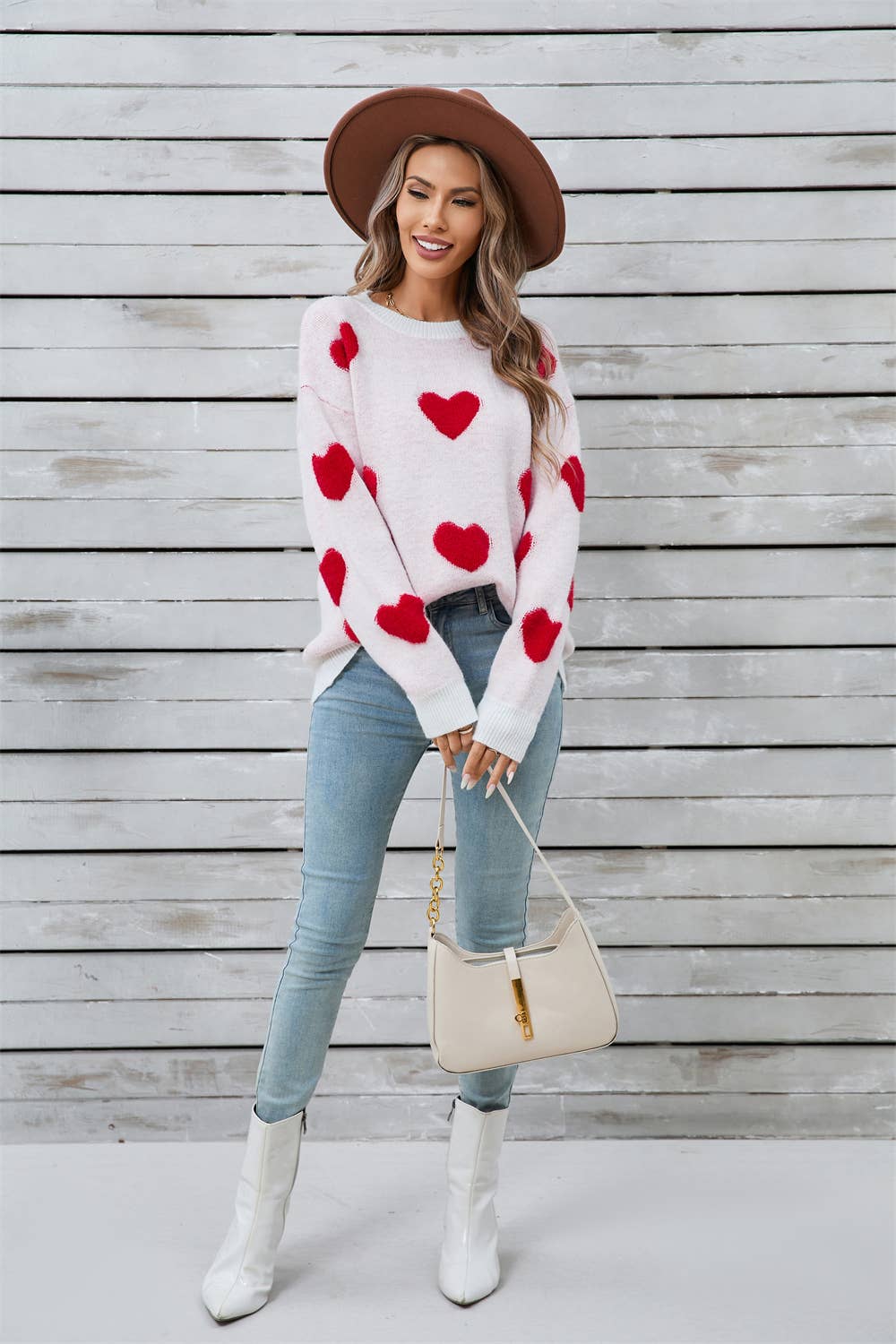 Valentines Day Love Long-Sleeved Knit Sweater