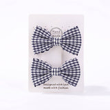 GIRLS PLAID LACE HAIR CLIPS DAILY PRINCESS_CWAHA6738